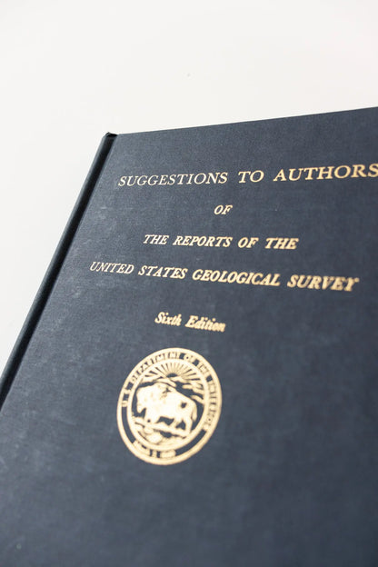 Suggestions to Authors: Of the Reports of the United States Geological Survey