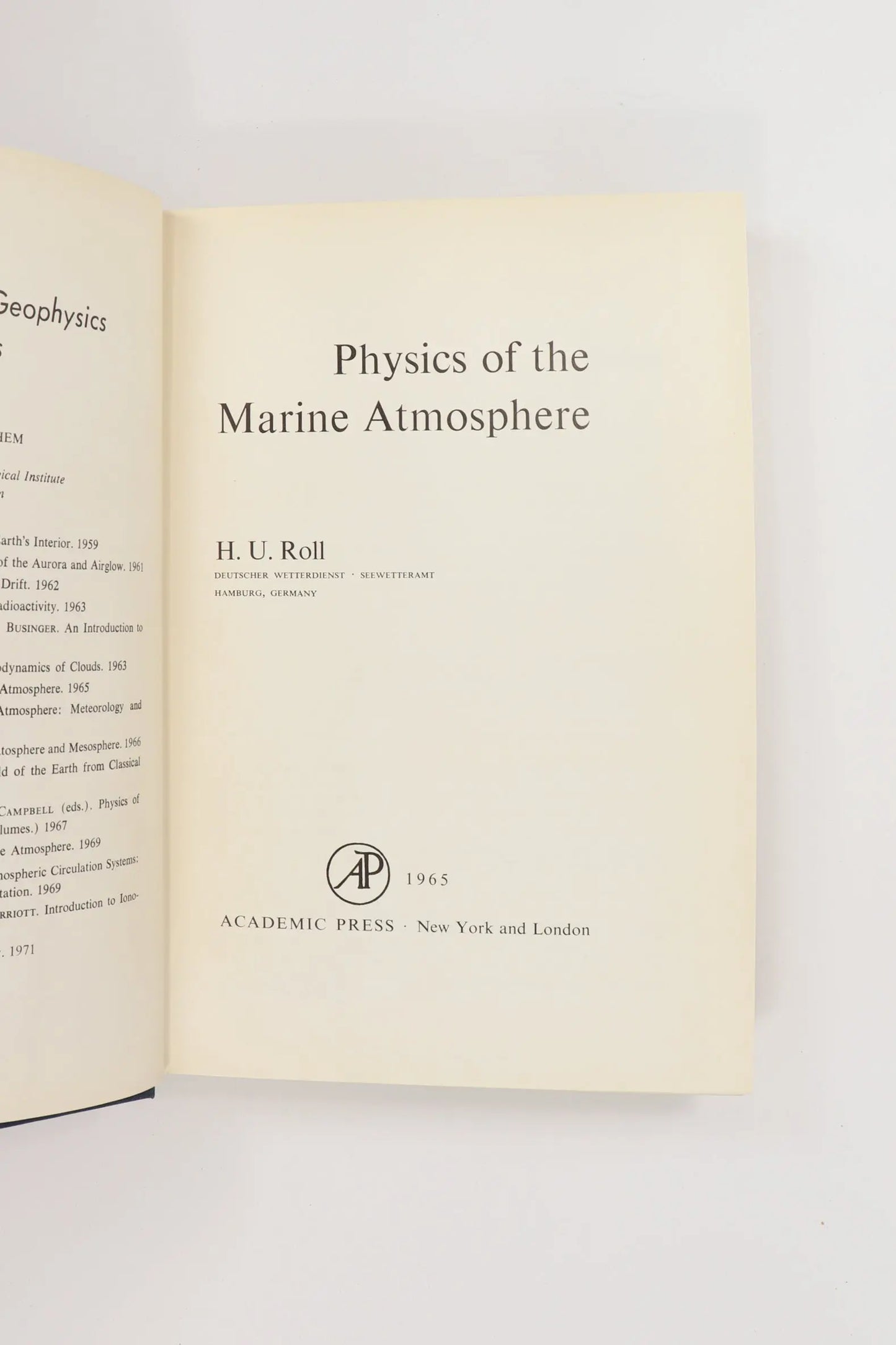Physics of the Marine Atmosphere - Stemcell Science Shop
