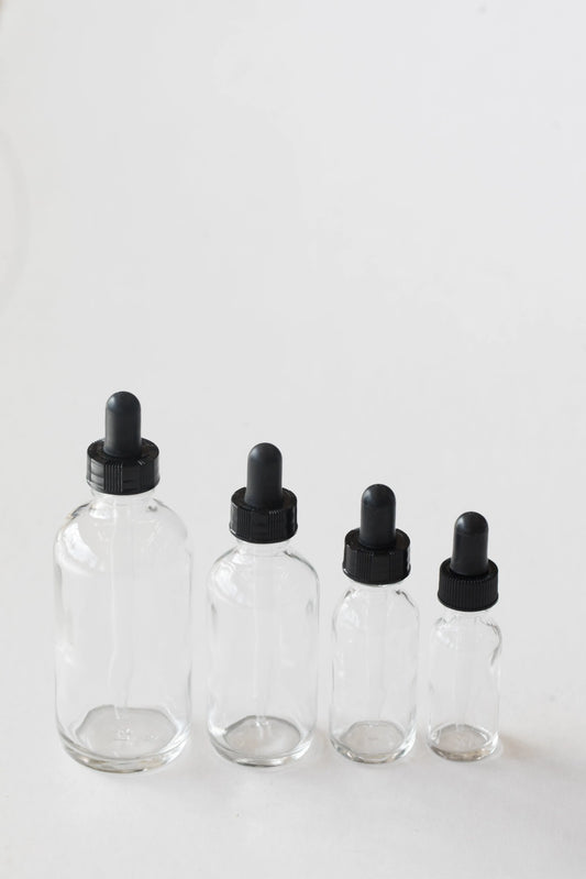 Glass Dropper Bottle - Clear - THE STEMCELL SCIENCE SHOP