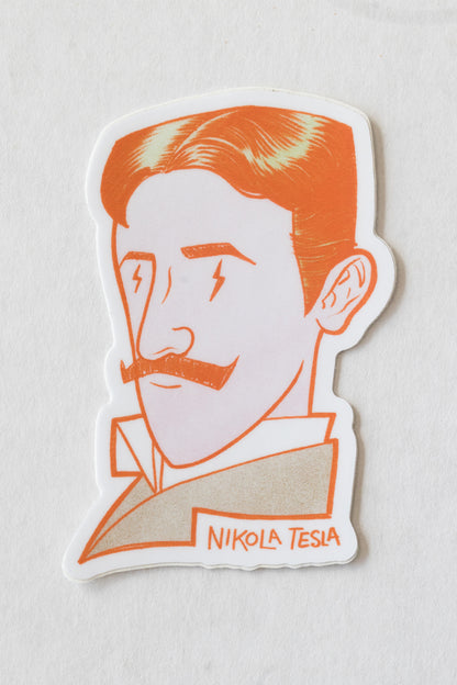 Nikola Tesla Sticker - Stemcell Science Shop