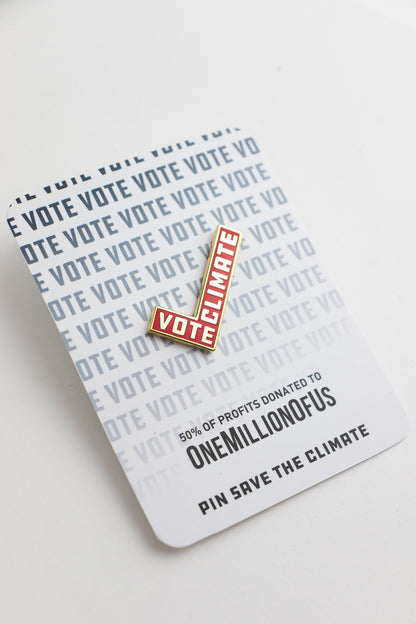 Vote Climate Pin