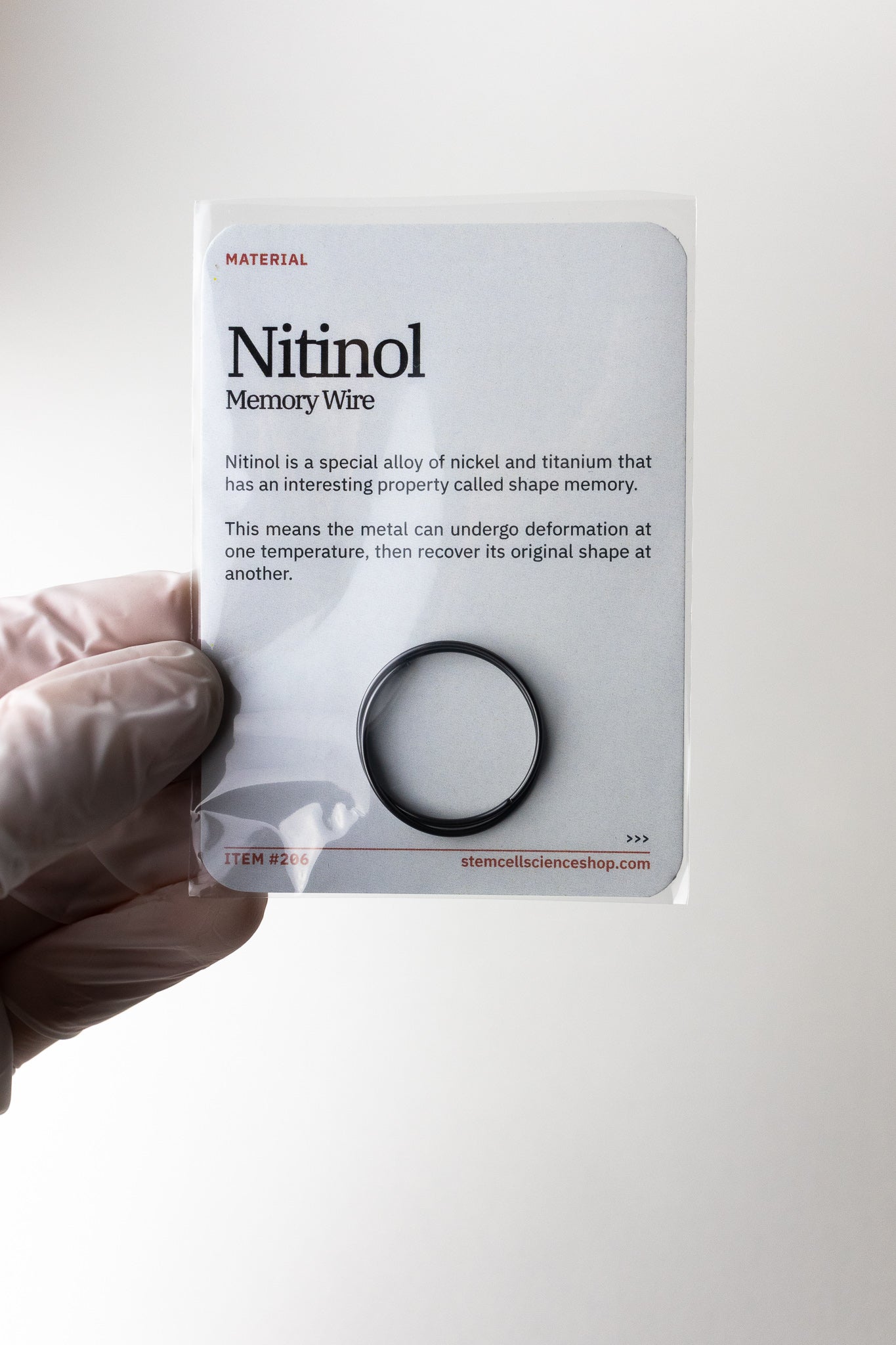 Nitinol Wire Sample - Stemcell Science Shop